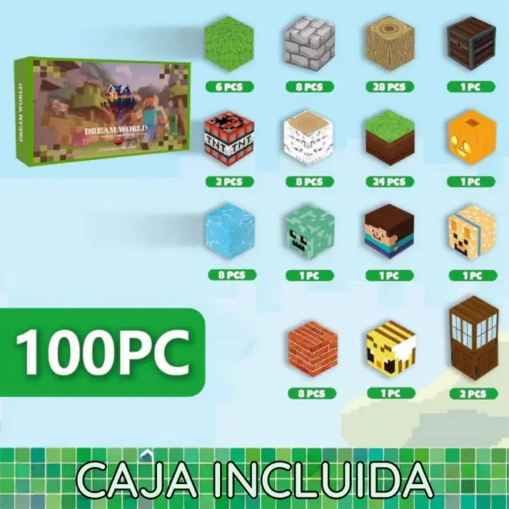 MundoCraft Blocks™ – Arma tu universo pixelado