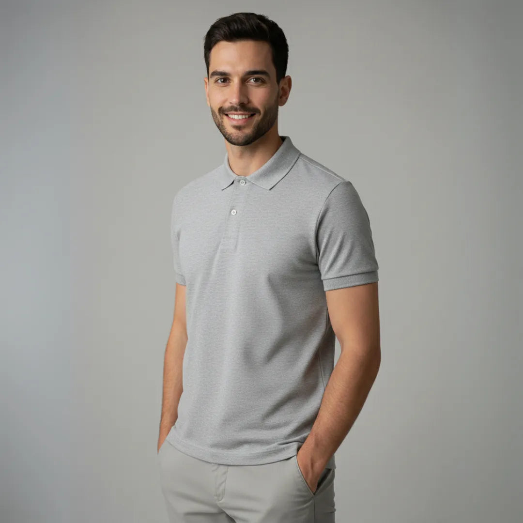 Pack x5 Polos Essenzia en Algodón Piqué Premium™