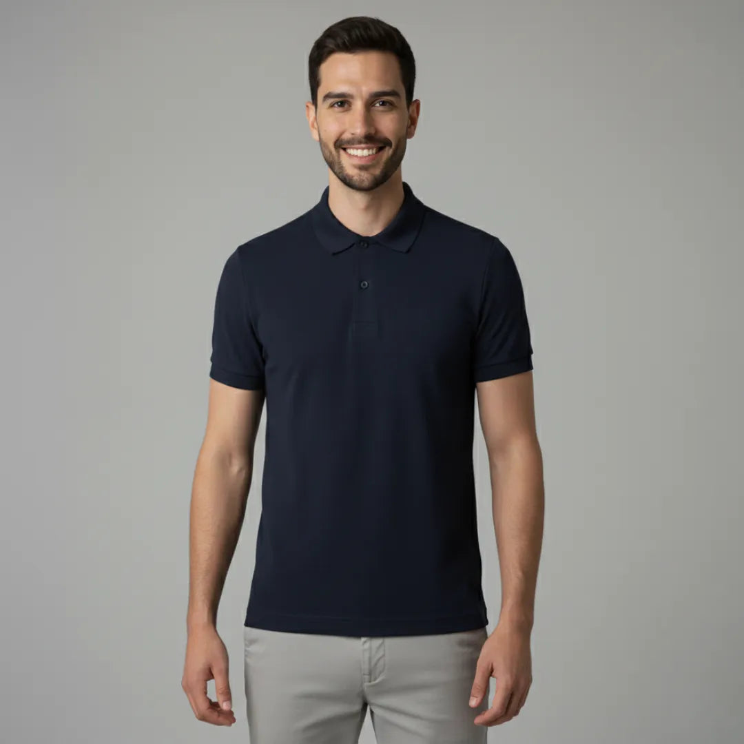 Pack x5 Polos Essenzia en Algodón Piqué Premium™