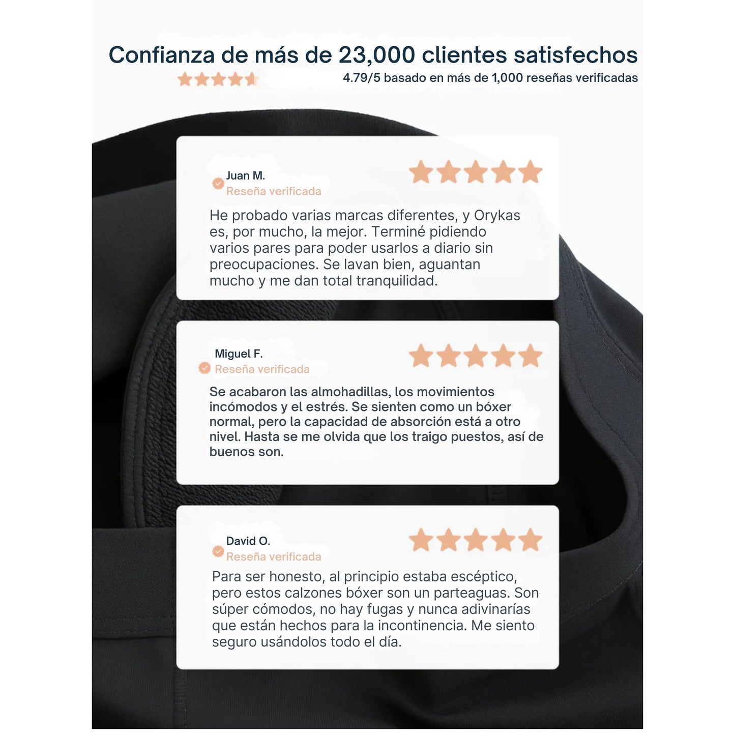 BOXERS ULTRA-ABSORBENTES PARA INCONTINENCIA