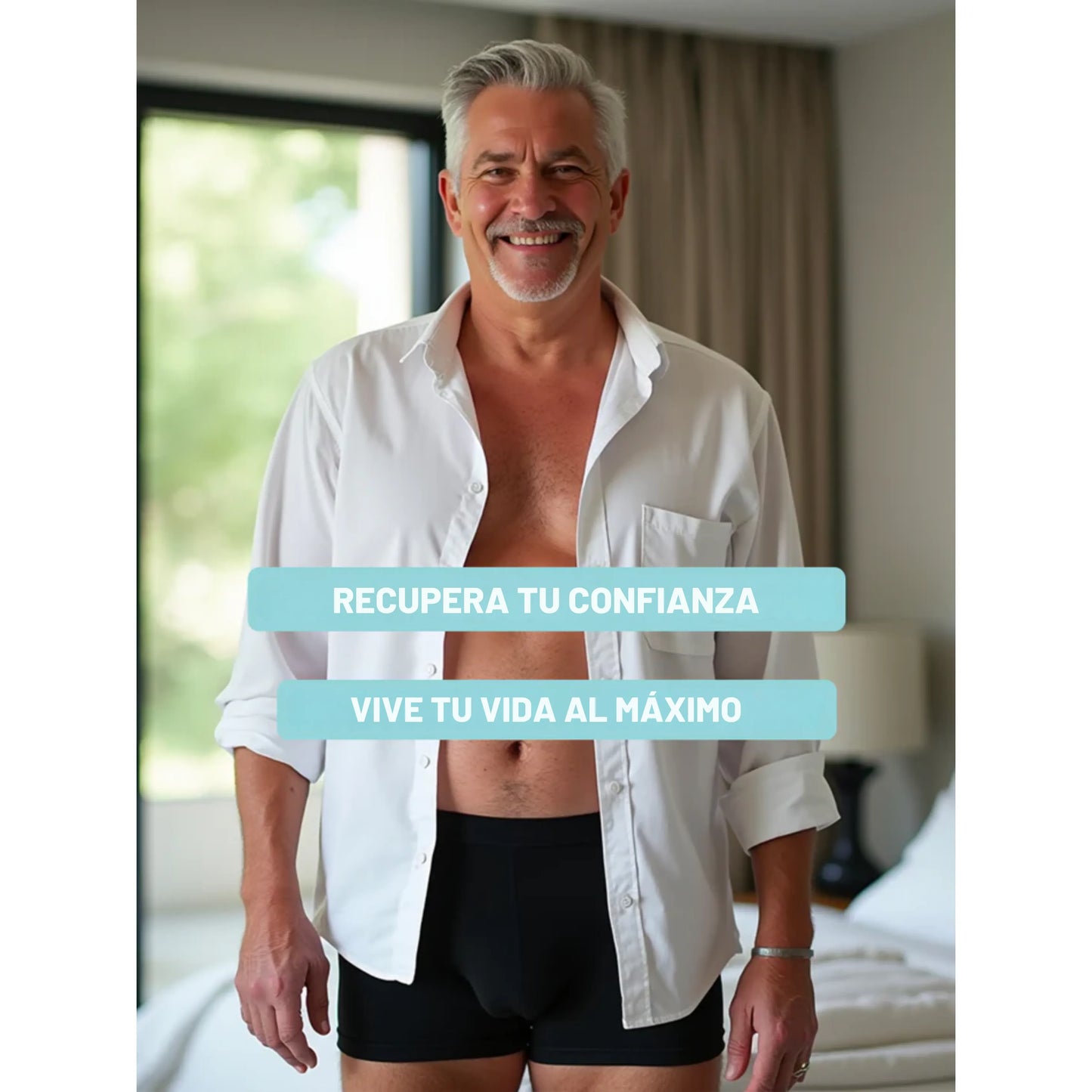 BOXERS ULTRA-ABSORBENTES PARA INCONTINENCIA