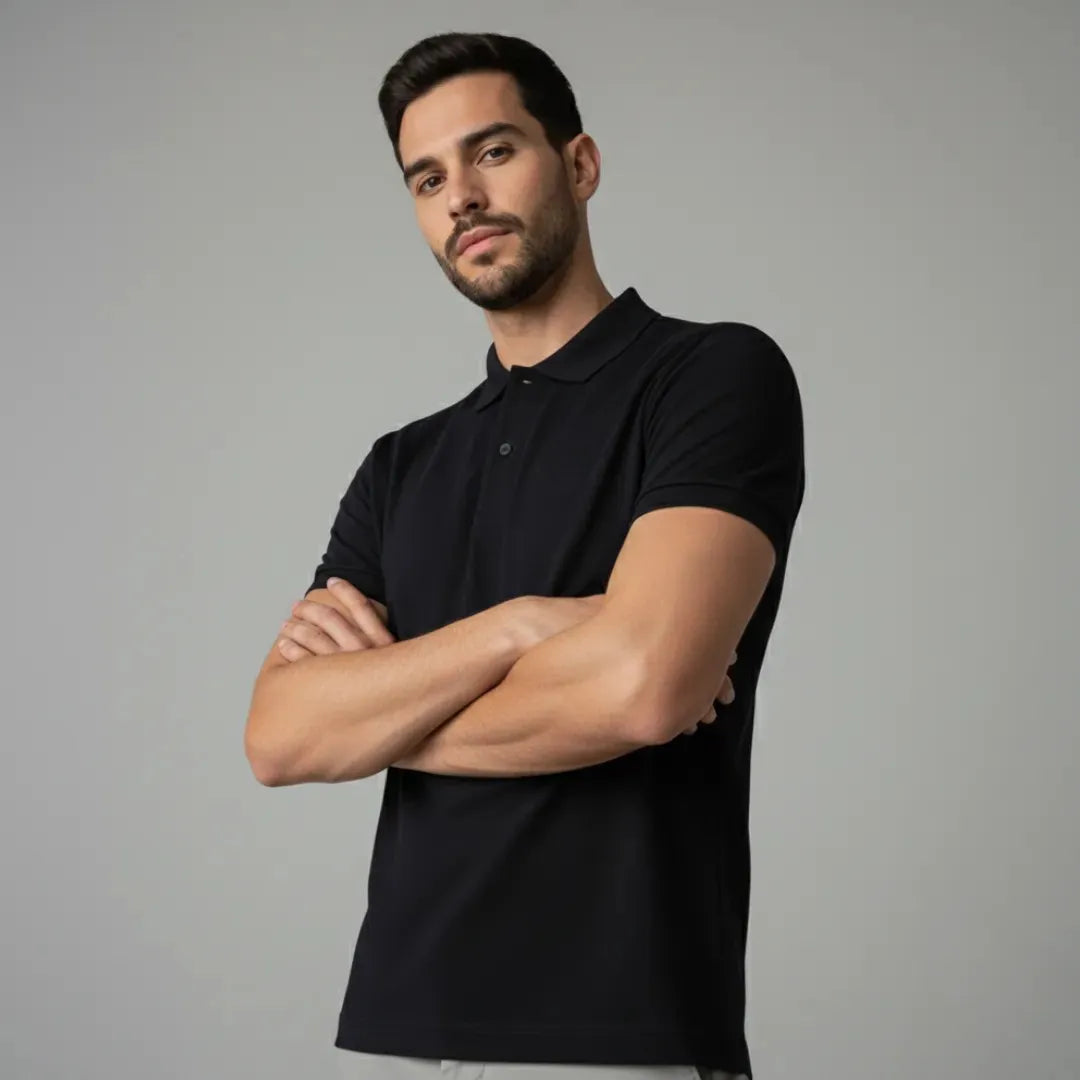 Pack x5 Polos Essenzia en Algodón Piqué Premium™