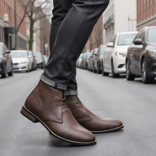 Botines Essenzia™ en Cuero Genuino Premium