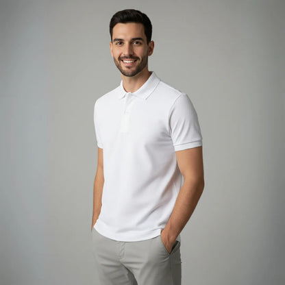Pack x5 Polos Essenzia en Algodón Piqué Premium™